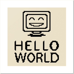 Hello World Programmer Posters and Art
